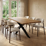 Tafel Daisy - Rechthoekig - Massief Eikenhout