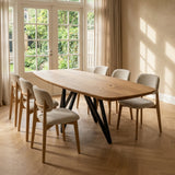 Black Friday Tafel Trey - Deens Ovaal - Massief Eikenhout