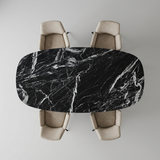 Magic Black kwartsiet tafel