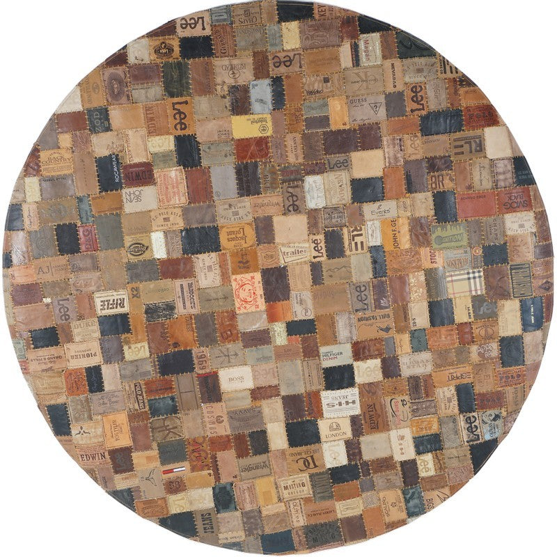Karpet Royal Labels Rond - Bruin Rond