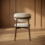 Japandi Eetkamerstoel Mei – Walnut