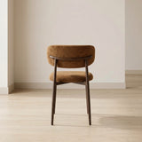 Japandi Eetkamerstoel Rin - Walnut & Lichtbruin