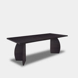 Table Tree Trunk Oak Wood - Set Triangle - Night Glow