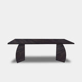Tafel Boomstam Eikenhout - Set Driehoek - Dark Grey