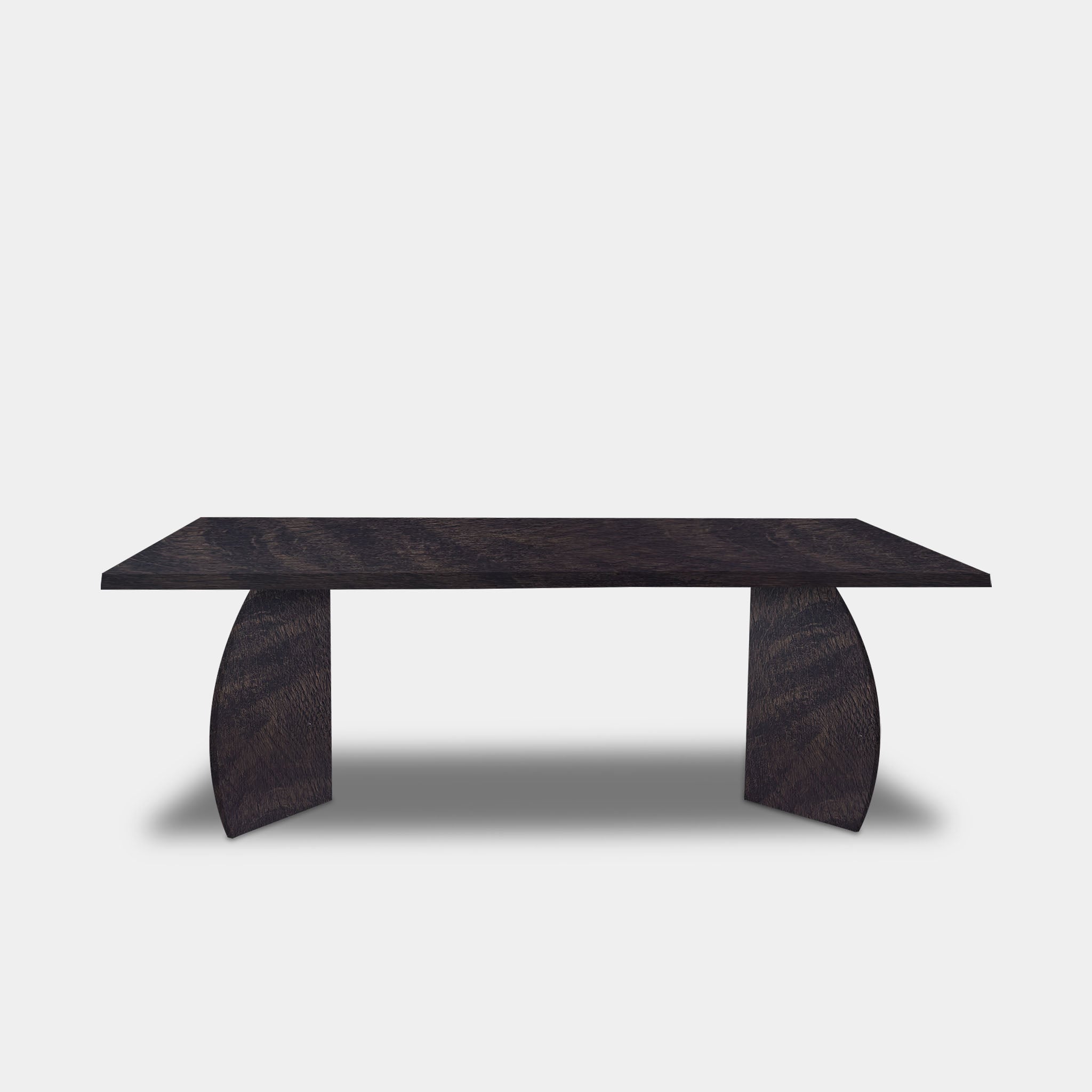 Tafel Boomstam Eikenhout - Set Driehoek - Dark Grey