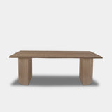 Tafel Boomstam Eikenhout - Half Rond - Pura Natura