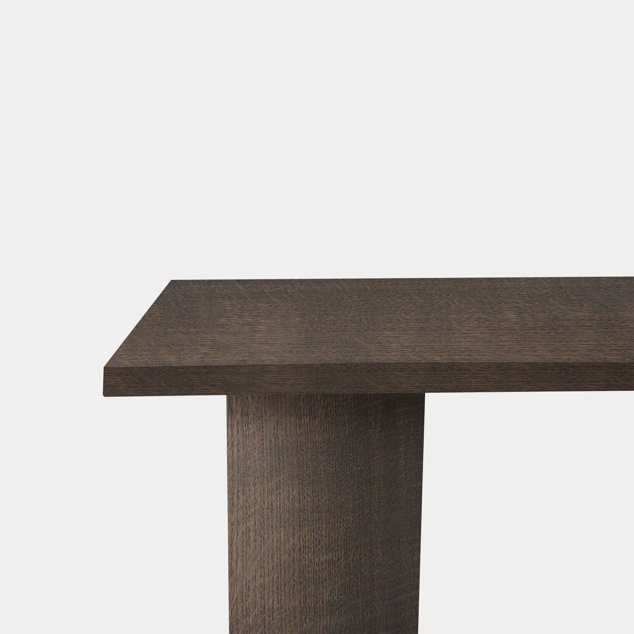 Tafel Boomstam Eikenhout - Half Rond - Zand