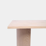Tafel Boomstam Eikenhout - Half Rond - Onbehandeld