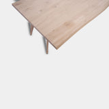 Tafel Boomstam Eikenhout - Hout Onderstel - Onbehandeld