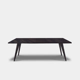 Tafel Boomstam Eikenhout - Hout Onderstel - Dark Grey