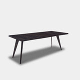 Tafel Boomstam Eikenhout - Hout Onderstel - Dark Grey