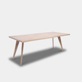 Tafel Boomstam Eikenhout - Hout Onderstel - Onbehandeld