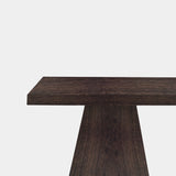 Tafel Boomstam Eikenhout - Set Kegelpoot - Dear Brown