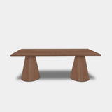 Tafel Boomstam Eikenhout - Set Kegelpoot - Cinnamon