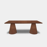 Tafel Boomstam Eikenhout - Set Kegelpoot - Toscane 102