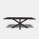 Tafel Boomstam eikenhout - Matrix hout - Dark Grey