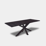 Tafel Boomstam eikenhout - Matrix hout - Dark Grey
