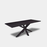 Tafel Boomstam eikenhout - Matrix hout - Night Glow