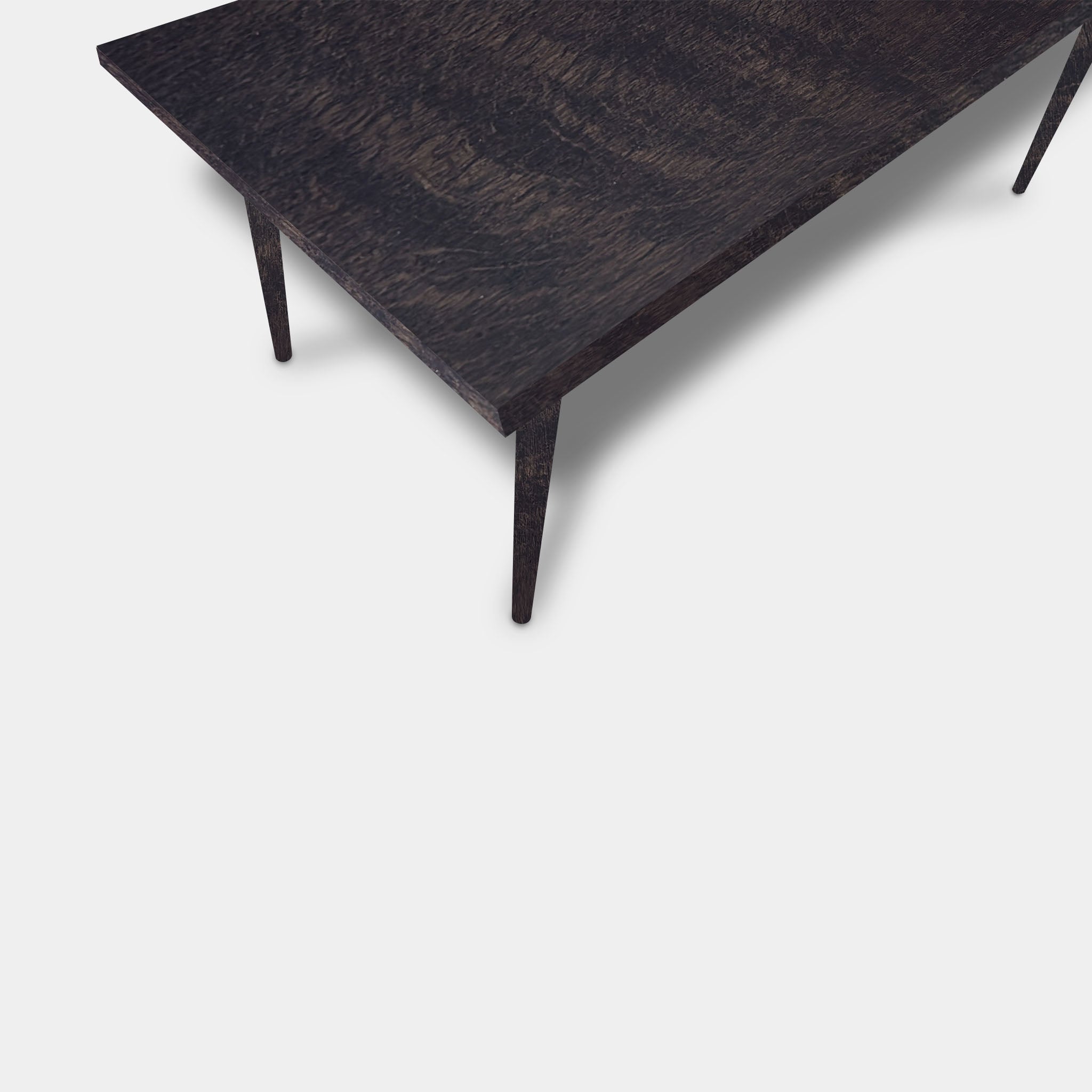 Table Tree Trunk Oak - Conical - Dark Grey