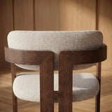 Japandi Stoel Yuki - Walnut