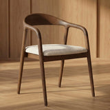 Japandi Eetkamerstoel Nagi – Walnut