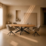 Plat ovaal Eikenhout - Matrix Star