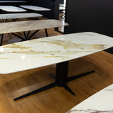 Calacatta Oro quartz stone Deens Ovaal 240x100