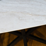 Travertin quartz stone Deens Ovaal 240x100