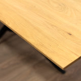 Rechthoekig Eikenhout - Matrix poot - 100 x 220