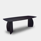 Tafel Deens Ovaal Eikenhout - Set Driehoek - Donker Eiken
