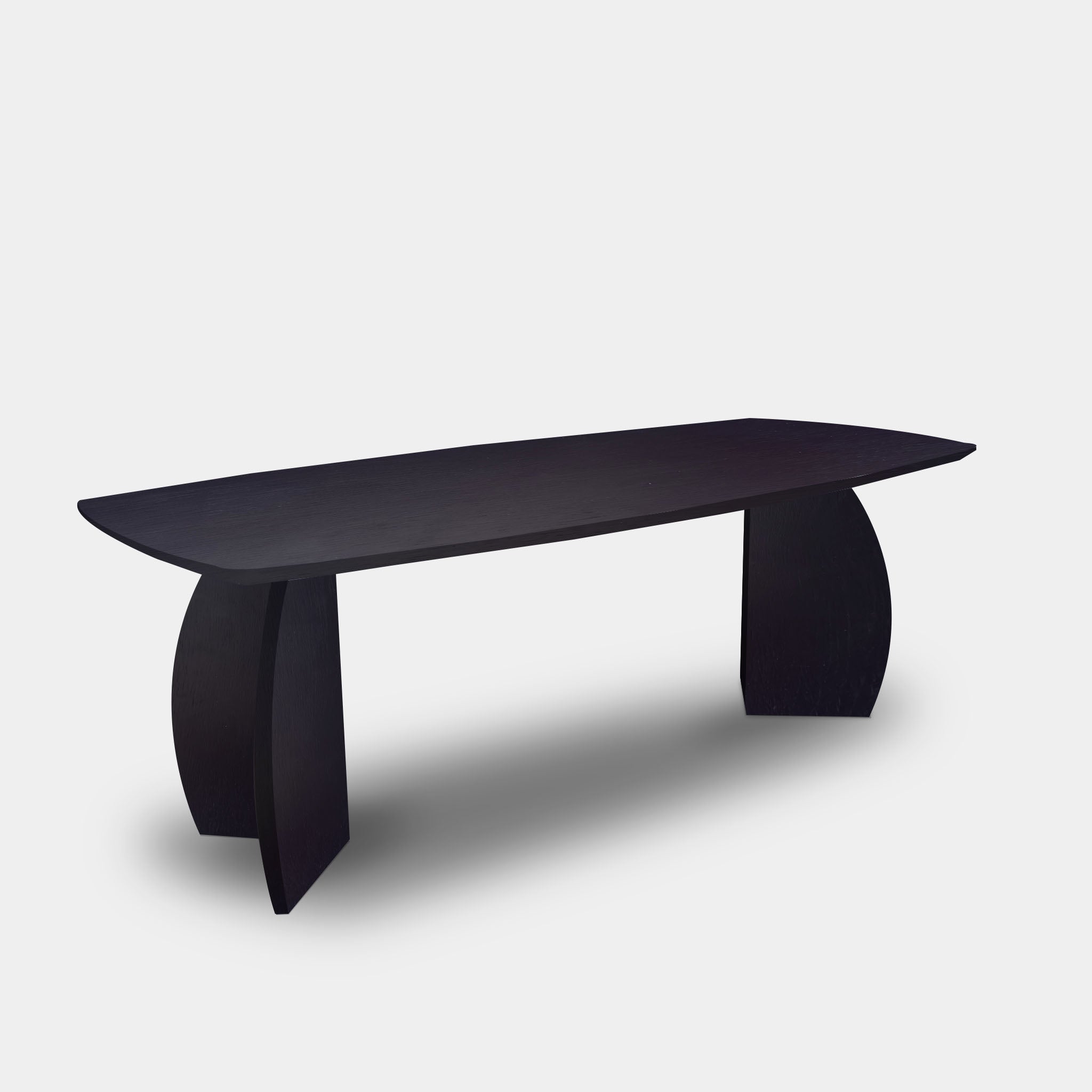 Tafel Deens Ovaal Eikenhout - Set Driehoek - Donker Eiken