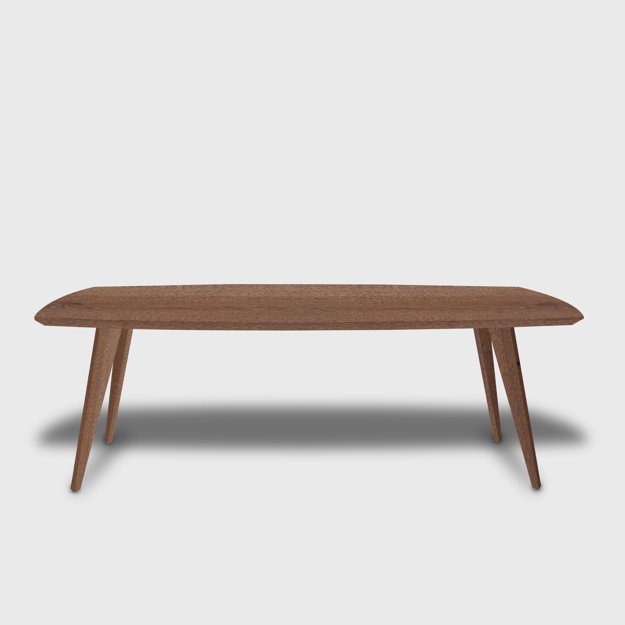 Tafel Deens Ovaal Eikenhout - Hout Onderstel - Cinnamon