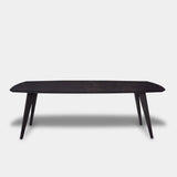 Tafel Deens Ovaal Eikenhout - Hout Onderstel - Night Glow