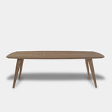 Tafel Deens Ovaal Eikenhout - Hout Onderstel - Pura Natura