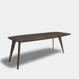 Tafel Deens Ovaal Eikenhout - Hout Onderstel - Zand
