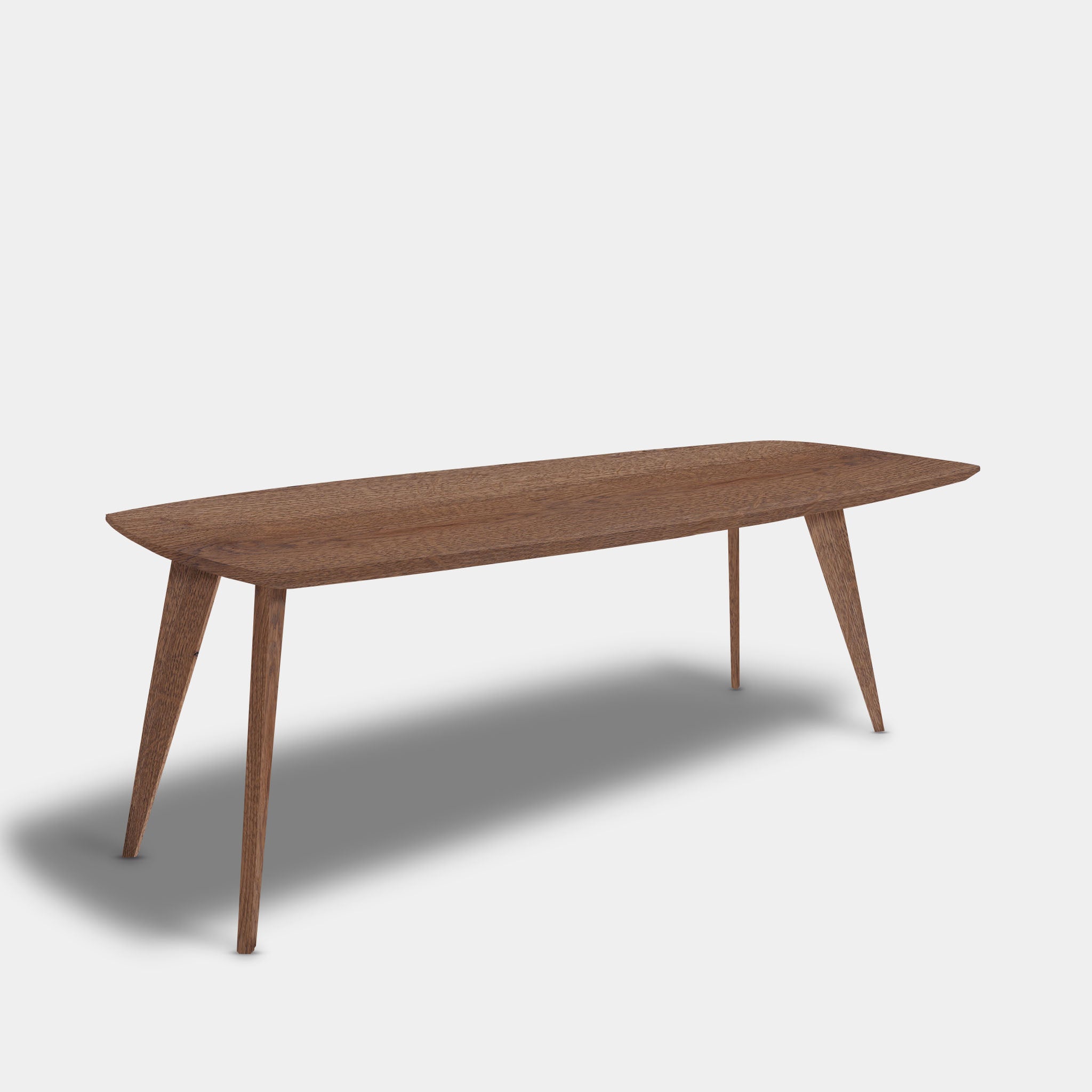 Tafel Deens Ovaal Eikenhout - Hout Onderstel - Cinnamon
