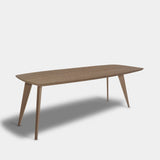 Tafel Deens Ovaal Eikenhout - Hout Onderstel - Pura Natura