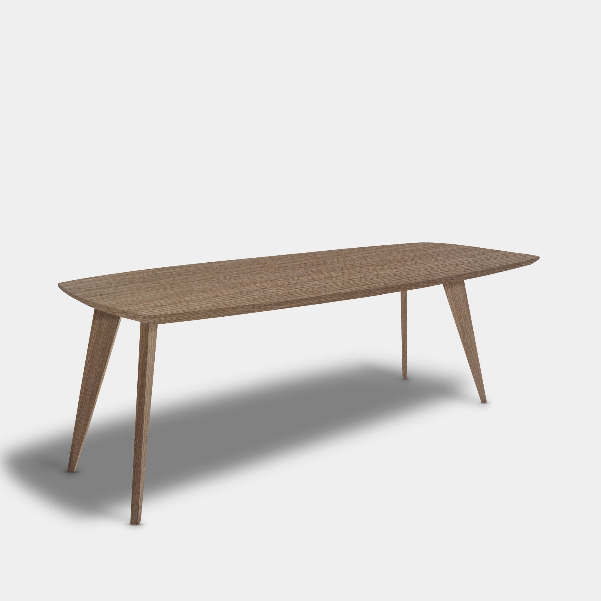 Tafel Deens Ovaal Eikenhout - Hout Onderstel - Pura Natura