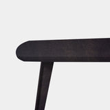 Tafel Deens Ovaal Eikenhout - Hout Onderstel - Night Glow