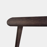 Tafel Deens Ovaal Eikenhout - Hout Onderstel - Dear Brown