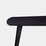 Tafel Deens Ovaal Eikenhout - Hout Onderstel - Donker Eiken