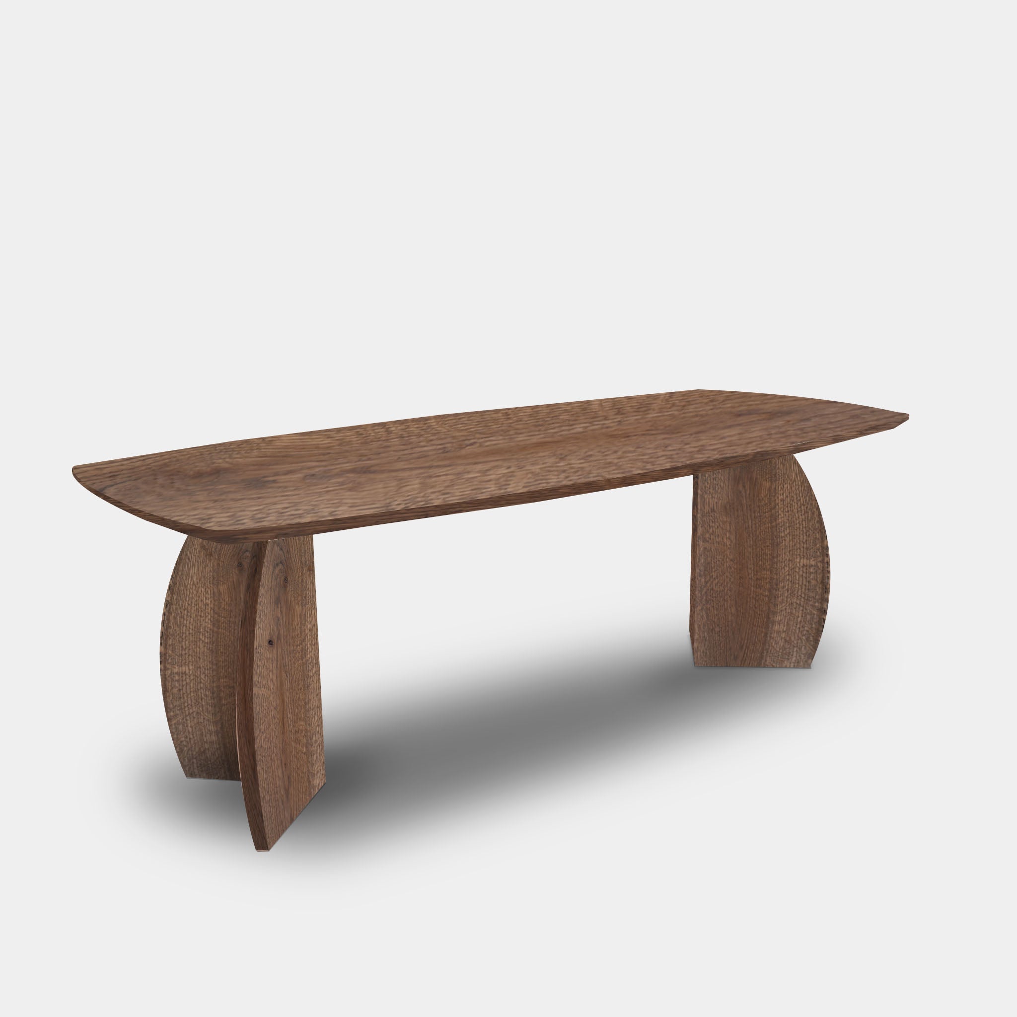 Tafel Deens Ovaal Eikenhout - Set Driehoek - Cinnamon