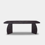 Tafel Deens Ovaal Eikenhout - Set Driehoek - Dark Grey