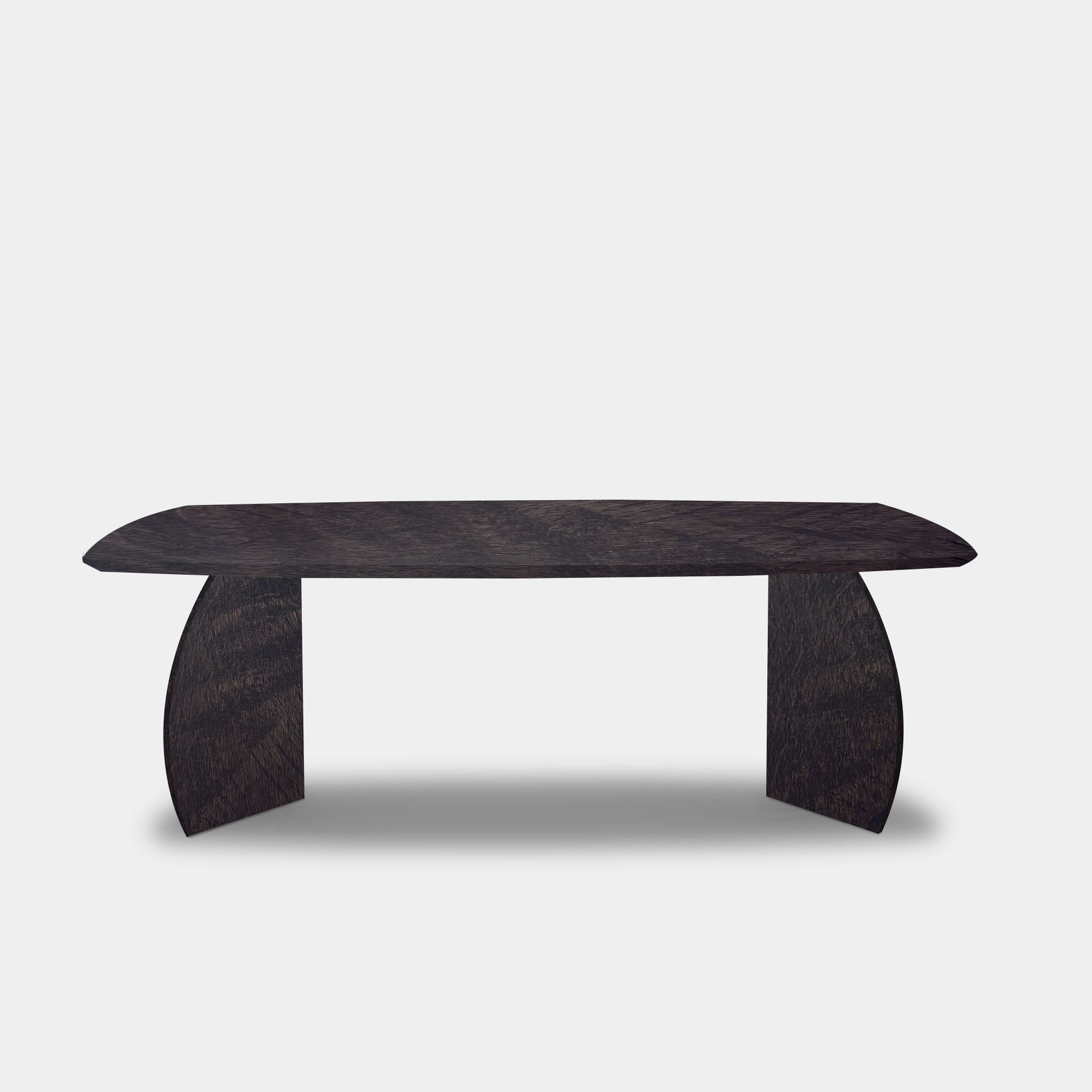 Tafel Deens Ovaal Eikenhout - Set Driehoek - Dark Grey