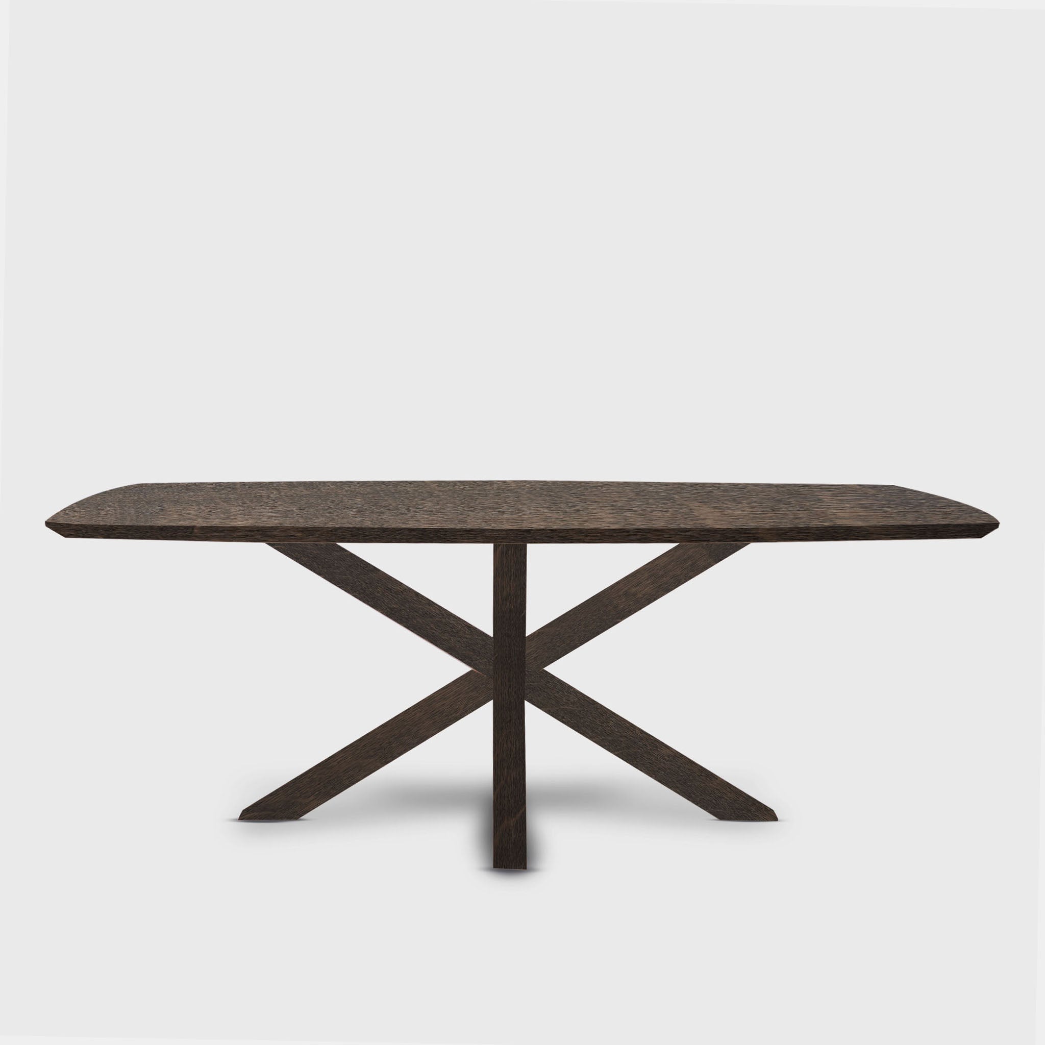 Tafel Deens Ovaal eikenhout - Matrix hout - Zand