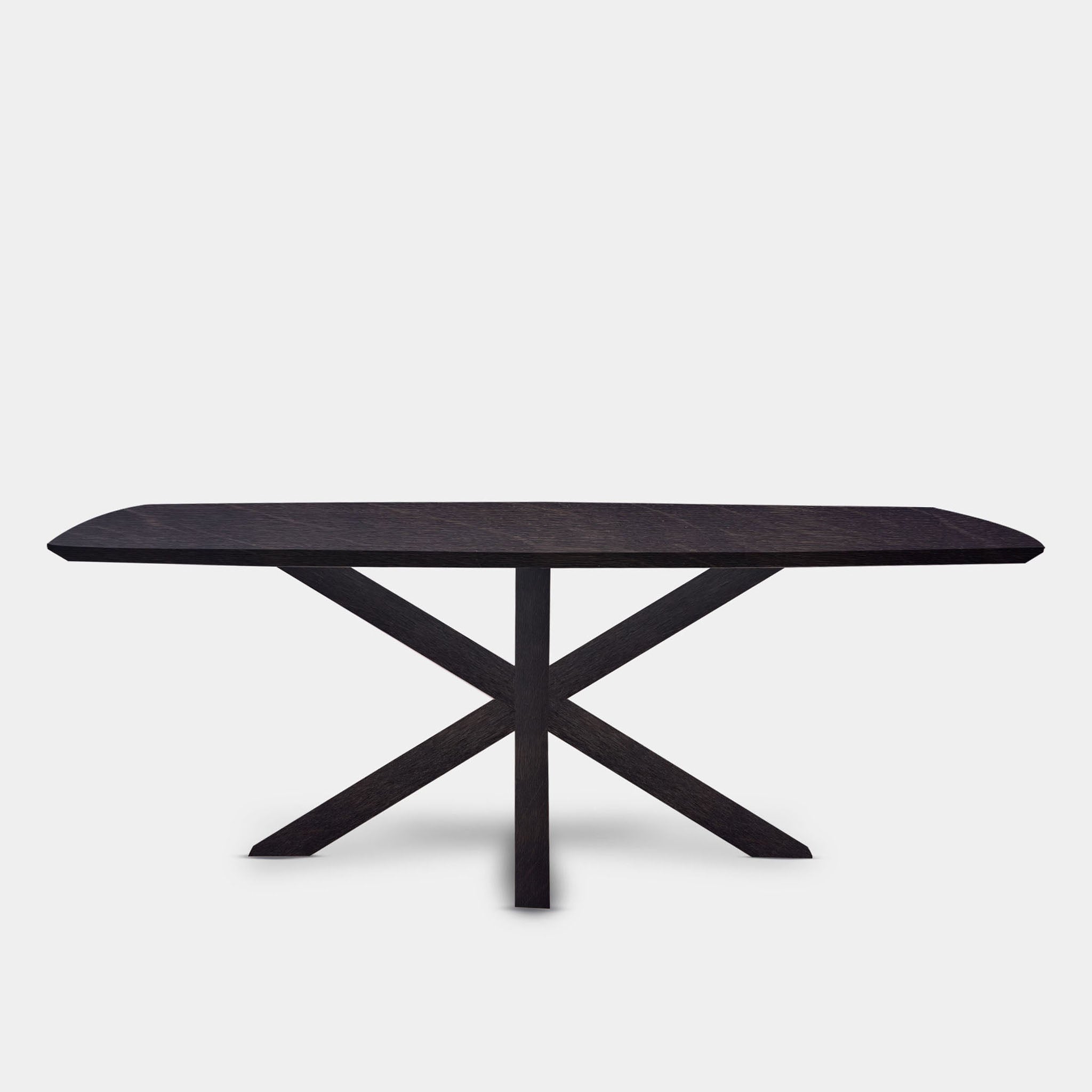 Tafel Deens Ovaal eikenhout - Matrix hout - Night Glow