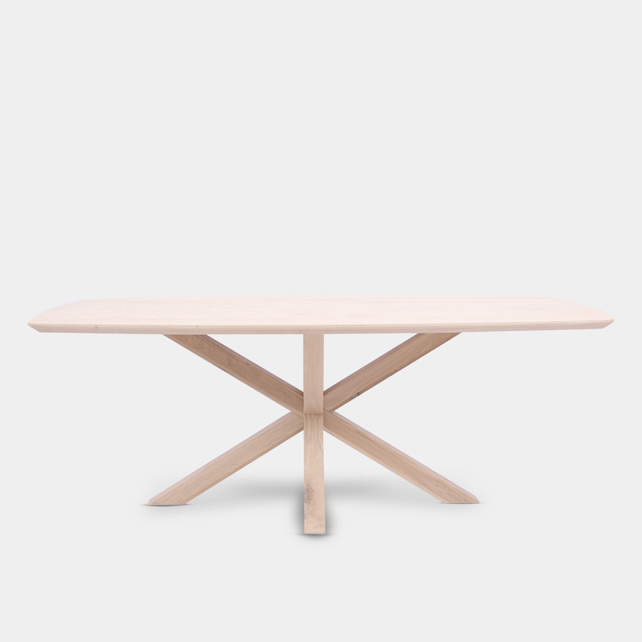 Tafel Deens Ovaal eikenhout - Matrix hout - onbehandeld