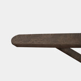 Tafel Deens Ovaal eikenhout - Matrix hout - Zand