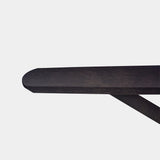 Tafel Deens Ovaal eikenhout - Matrix hout - Night Glow