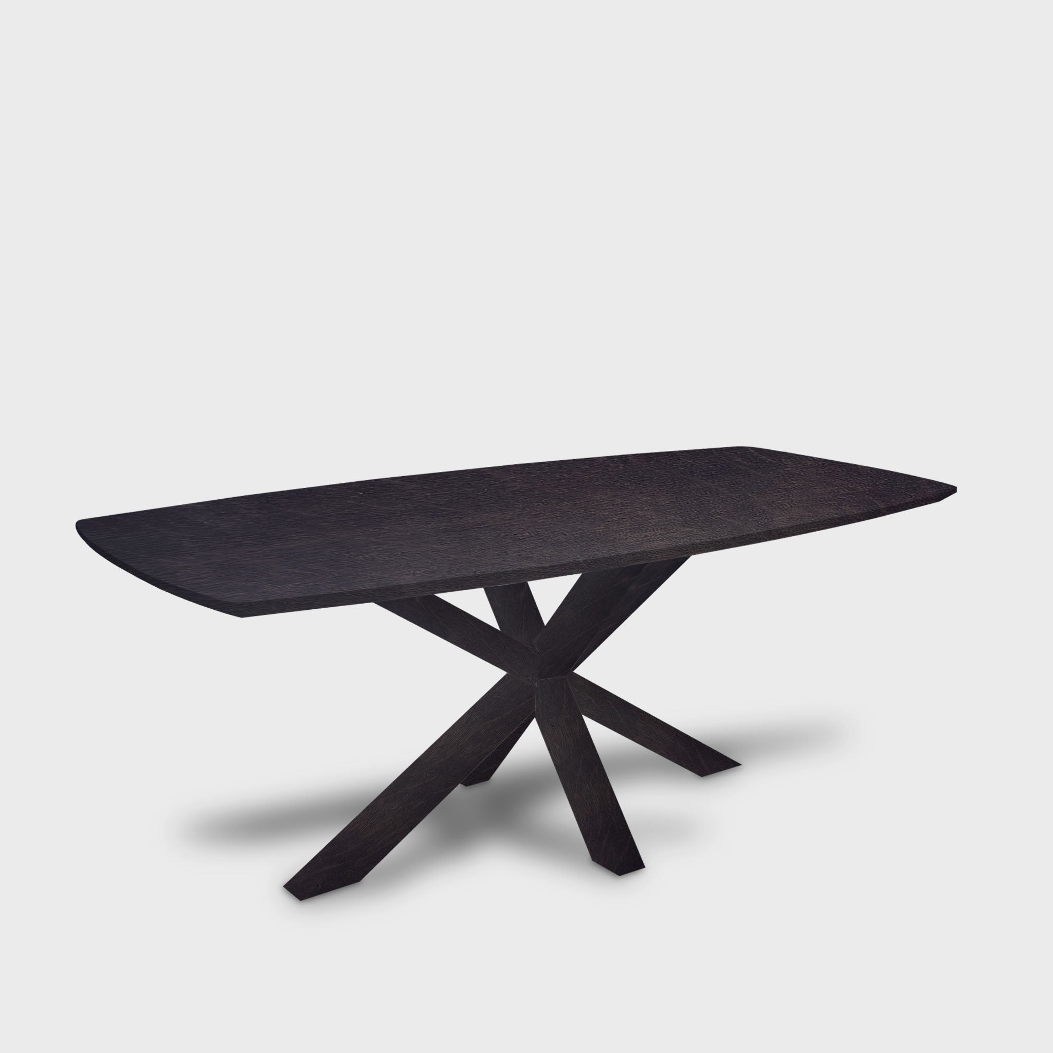 Tafel Deens Ovaal eikenhout - Matrix hout - Night Glow